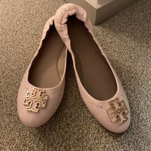 Tory Burch Pink Flats Size 9